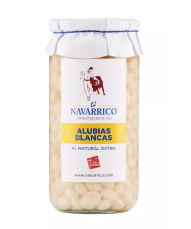 Navarrico haricot beans jar (Alubias blancas) 720g - Pack of 3