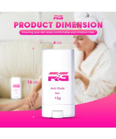 Rg Her Anti-Chafe Balm (13g) - Smooth Skin Relief for Women | International Shipping Available - Buy Online on SooperMarket.com