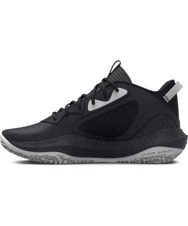 Under Armour Unisex Grade School Ua Lockdown 6 Basketball Shoes Court Performance Black 39 EU