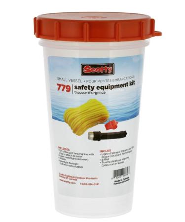Scotty #779 Small Vessel Safety Equipment Kit , Black