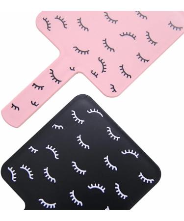 GladGirl Mini Handheld Lash Mirror - Pink | Portable and Easy-to-Use - Buy Online on SooperMarket.com