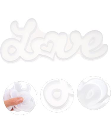STOBOK Letter Stencil Alphabet Casting Mold Foot Charm White Crystal Mother Accessories White 19.7X9.2X1.6CM - Buy Online on SooperMarket.com