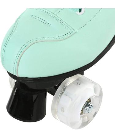 XUDREZ Shiny Double Row Roller Skates for Women and Men with Flash Wheels - Women's 10.5/Men's 9 - Buy Online on SooperMarket.com