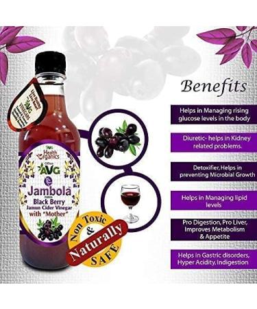 CROW AVG Jambola- Jamun Vinegar with Mother Natural & Unfiltered- 500 ml - Buy Online on SooperMarket.com