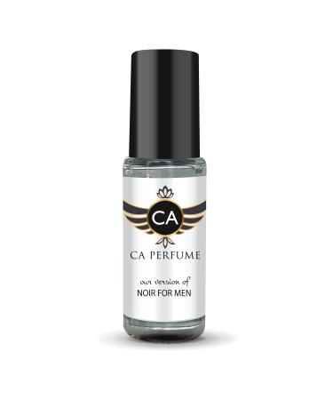 CA Perfume Impression of Tom F Noir For Men For Men Replica Fragrance Body Oil Dupes Alcohol-Free Essential Aromatherapy Sample Travel Size Concentrated Long Lasting Attar Roll-On 0.14 Fl Oz/4ml-X1