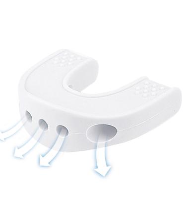 Jaw Exerciser for Men Silicone Double Chin Reducer Jawline Trainer - Compact Jawline Shaper Jaw Sculpting Tool for Women Men White