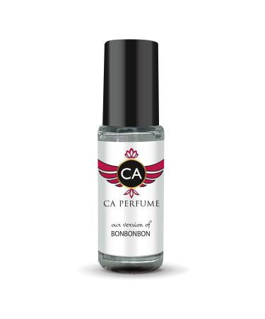 CA Perfume Impression of V & Rolf Boni bon For Women Replica Fragrance Body Oil Dupes Alcohol-Free Essential Aromatherapy Sample Travel Size Concentrated Long Lasting Attar Roll-On 0.14 Fl Oz/4ml-X1