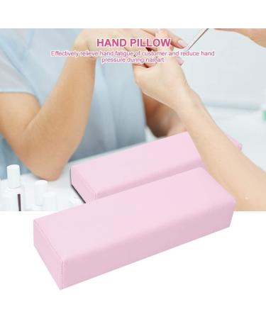 ANGGREK Nail Art Hand Cushion Leather Nail Art Hand Pillow Beauty Salon Soft Hand Arm Rest Holder Cushion Manicure Tool Pink - Buy Online on SooperMarket.com