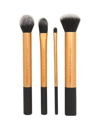 Real Techniques Core Collection Hand Cut Hair Design Makeup Brush Set