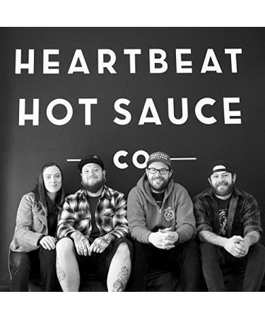 Heartbeat Hot Sauce Pineapple Habanero 6 oz - Small Batch, Handmade, Vegan & Preservative Free - Buy Online on SooperMarket.com