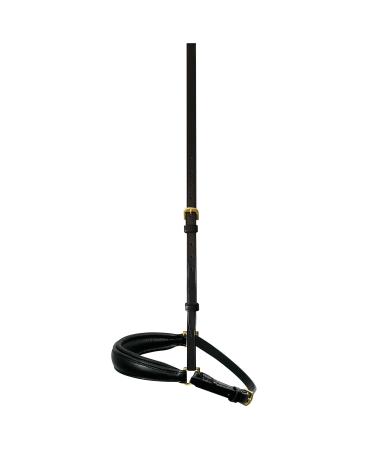 Passier - Noseband Hanoverian Havana-Brass WBextra-overs.