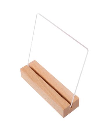 AOKWAWALIY Nail Display Board False Nail Board False Nail Training Acrylic Nail Display Stand Small Acrylic Sign Holder Nail Art Display Board Fake Nails Storage Box Manicure Wood