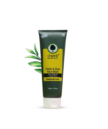 Youthful Glow Face Wash: Saffron & Oat Milk | For Deep Cleansing | Removes Impurities | For Men & Women | 100% American Certified Organic | Sulphate & Paraben-free - 100gm