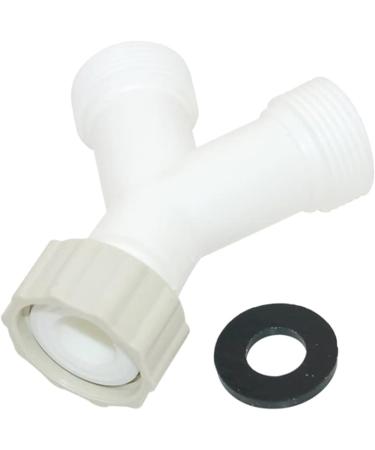 Hose Y Splitter Connector 3/4 Inch Y Connector Leak Proof Seal Long Lasting Usage Simple Installs Leak Proof Hose Connector - Buy Online on SooperMarket.com