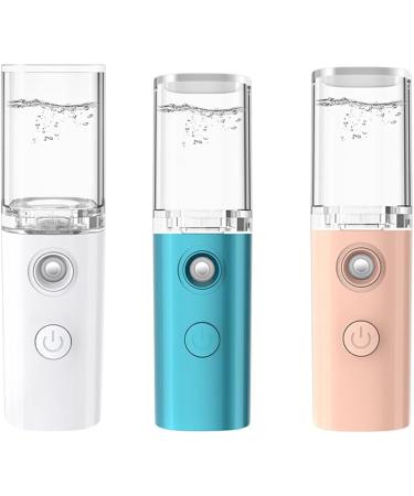 Dajidafu Plastic Facial Sprayer 250mAh Portable Cold Mist LED Face Humidifier Home Hotel Camping Nebulizer Skin Care Equipment - Buy Online on SooperMarket.com
