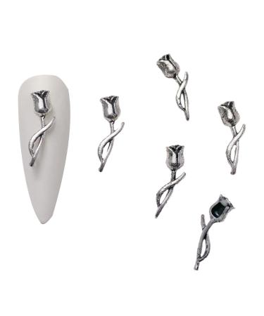 Nail Art Decoration Tips Ornament Metal Alloy Nail Art Decals Pendant Manicure Accessories Eye Catching For Girls Nail Art Accessories Decoration Decals Craft Supplies Jewelry For Girls Crystal B