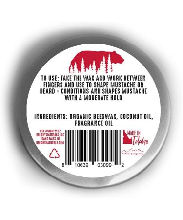 Delight Naturals Voyageur Mustache Wax - Premium Trappers Point | Best International Shipping - Buy Online on SooperMarket.com