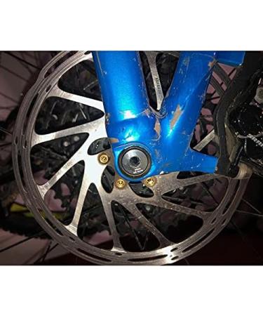 Corki Titanium Bike Screw M5 x 10mm Disc Brake Rotor Bolts Nuts - Colorful Torx T25 Head - Buy Online on SooperMarket.com