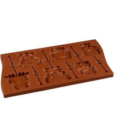 MAGICLULU 3pcs 6 Fondant Molds Animal Cake Baking Mold Silicone Gummy Mold Animal Stencils Ice Block Mold Silicone Baking Molds Candy Molds Baking Fondant Mold Cartoon Lollipop Mold mediumx3pcs As Shownx3pcs - Buy Online on SooperMarket.com