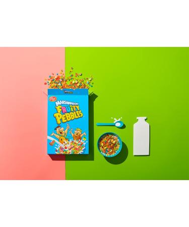 Post Fruity PEBBLES with Marshmallows Cereal - Gluten Free Sweetened Rice Breakfast Cereal - 11oz Small Box - Buy Online on SooperMarket.com