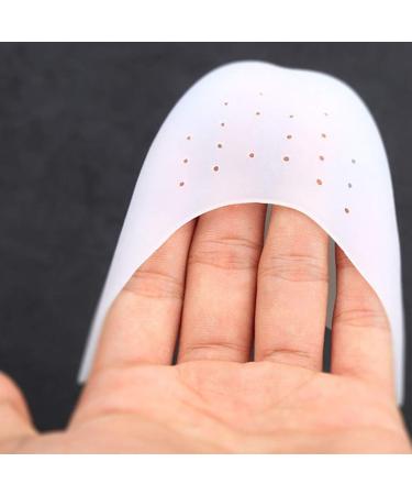 FOMIYES Silicone Pointed Dance Shoe Pads - High Heel Toe Protectors for Women - 1 Pair (White) - Buy Online on SooperMarket.com