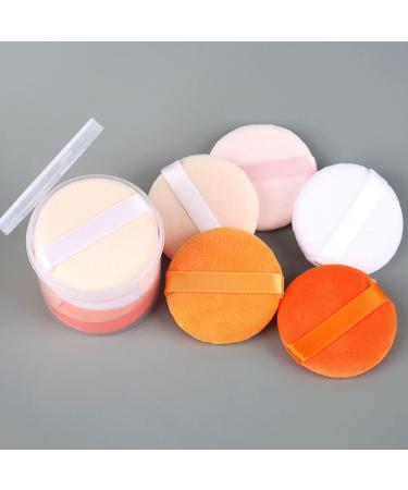 minkissy 8 Boxes Powder Puff Concealer Sponge Makeup Puff Wet Powder Pads Cosmetic Puffs Mineral Powder Pad Dry Powder Pad Dry Puffs Foundation Sponge Sponges Miss Flocking Round Small Puff - Buy Online on SooperMarket.com