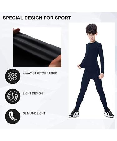 Echinodon Kids Compression Sports Underwear Set - Football Skiing Cycling Gear for Ages 134-140 - Buy Online on SooperMarket.com