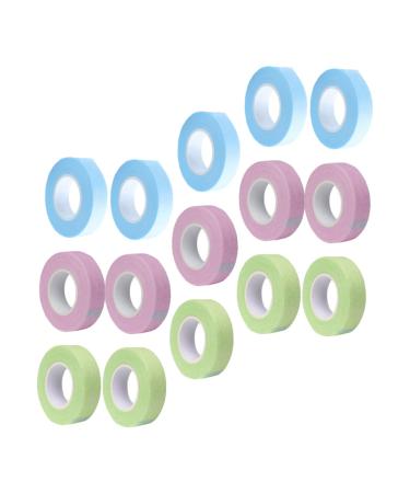 Healeved 15rolls Lash Tape Eyelash Grafting Tape Grafting Eyelash Tape Fabric Tape for Eyelash Graft Eyelash Tapes Durable Eyelash Tapes Breatheable Tape Eyelash Patches