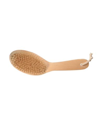 TITANIA bath brush with handle approx. 26 cm natural wood pure bristles polybag rider 1 pack (1 x 102 g)