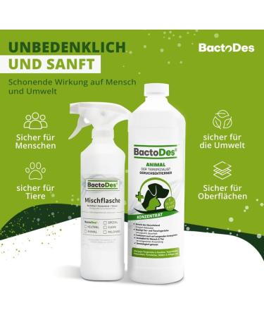 Buy BACTODES 2L Animal Odor Neutralizer - Strong Enzyme Cleaner for Cat & Dog Urine - Effective Organic Microbe Spray - 1 Pack - Buy Online on SooperMarket.com