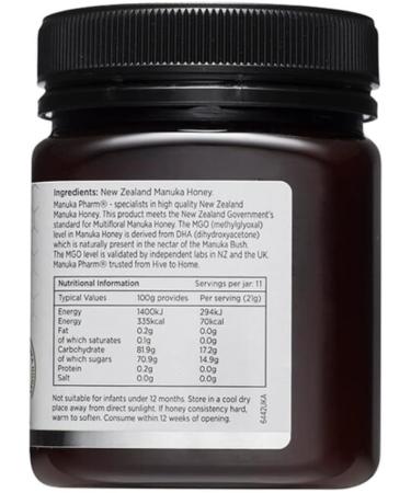 Manuka Pharm Manuka Honey MGO 70 250g x 2 packs - Buy Online on SooperMarket.com