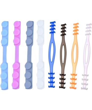 Gatuida 24 PC Mask Bracket & Earring Holder - Mask Strap Hooks & Buckles - Wardrobe Organizer 15x1.5cm - Buy Online on SooperMarket.com