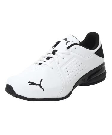 PUMA Men's Viz Runner Sneaker 44 EU Puma White Puma Black