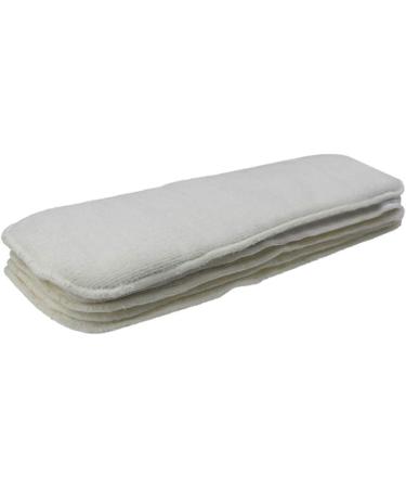Happy Cherry Baby Diapers - Washable & Reusable Microfiber Cloth Diaper Inserts Set of 3 - Soft Fabric for Ultimate Comfort - Eco-Friendly Cloth Diapers - White - Buy Online on SooperMarket.com