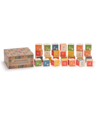 Uncle Goose Braille ABC Blocks - Made in USA | International Shipping Available - Buy Online on SooperMarket.com