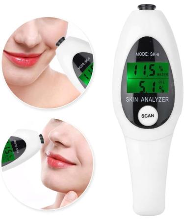 LCD Digital Skincare Analyzer - Facial Water Oil Tester - White Skin Sensor Analyzer for Face-size1 - Buy Online on SooperMarket.com