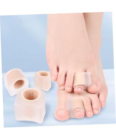 2 Pairs Silicone Toe Sleeves & Splint for Toe Separation & Valgus Correction - Reusable & Comfortable Toe Splitter Set 2.7x2.2cm - Buy Online on SooperMarket.com