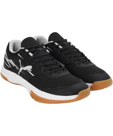 PUMA Men's Varion II Indoor Sneakers - 40.5 EU Black Gray Yellow Blaze - International Shipping Available - Buy Online on SooperMarket.com