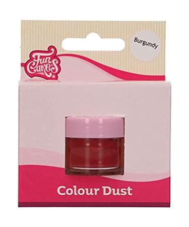 FunCakes Colour Dust Burgundy: Colouring powder for Food For Cake Decoration Halal certified