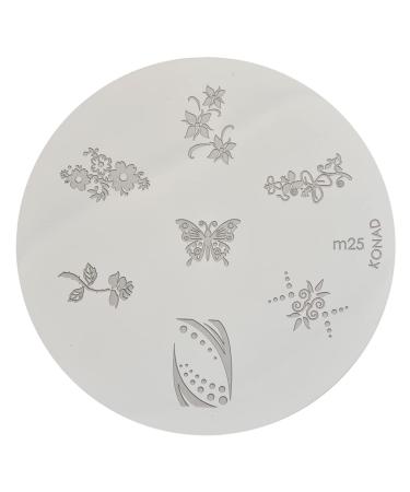 Konad stencil stamping stamping stencil M25