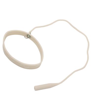Lash Extension Tweezers Bracelet Soft Skin Friendly Elastic Lightweight Replaceable String Static Free Tweezers Protector Wristband Silicone for Salon (Beige)