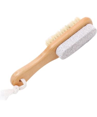 Pumice Foot Scrubber | Soft Dual-Function Shower Foot Scrubber | Foot Brush for Shower Foot Pumice Stone for Feet Dry Skin Removal Cracked Heels - Buy Online on SooperMarket.com