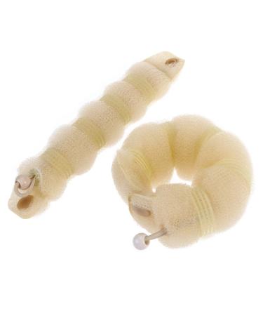 KALLORY Womens Hair Bun Maker 2pcs - French Hair Clip Styling Accessory - Beige Donut Chignon Curler - Buy Online on SooperMarket.com