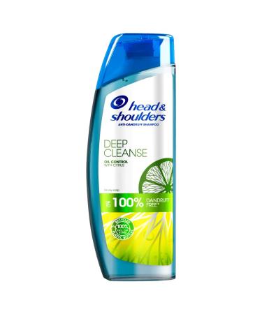 Head & Shoulders Clarifying Shampoo For Greasy Hair Anti-Dandruff Shampoo Removes Build Up On Scalp Deep Cleanse Shampoo For Men & Woman Up To 72h Dandruff Protection 400 ml