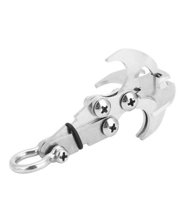 Climbing Hook Foldable Gravity Hook Climbing Equipment Climbing Rope Survival Carabiner for Outdoor Climbing
