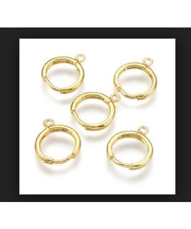 50pcs Adabele Gold Plated Brass Leverback Earring Hooks - Hypoallergenic & Tarnish Resistant - Buy Online on SooperMarket.com