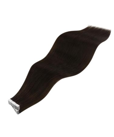 Youngsee Tape in Extensions - Real Brown Hair Extensions 55cm Remy Hair 50g 20 Pcs #2 - Shop High-Quality Tape Extensions Internationally - Buy Online on SooperMarket.com