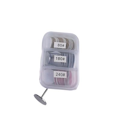 FIOERDTUIE Manicure Pedicure Disc For Shaping Nails Moisture-proof Lid Dustproof And Moisture-proof ABS Nails Accessories And Tools 25mm Style 2