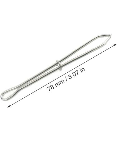 Bodkin Needle Elastic Threader Self-Locking Tweezers Clip 78mm - 2 PCS | Easy Pull Sewing Tool for Waistband Craft and Smooth Threading Tape Ribbon Elastic - Buy Online on SooperMarket.com
