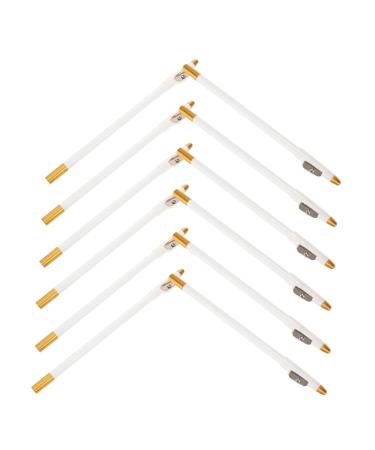 BELLIFFY 12pcs Eyebrow Pencil Sharpener Eyebrow Pencils Eyebrow Pencil for Makeup Wooden White